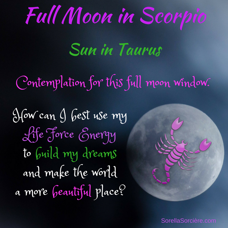 Full Moon in Scorpio