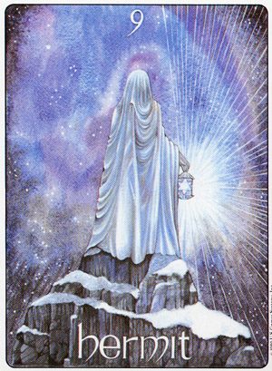 Hermit Card Female Figure Tarot